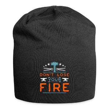 Forging Don't Lose Your Fire Goldsmith Blacksmiths - Jersey Beanie - black - Front