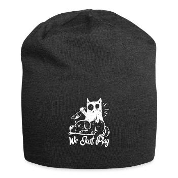Chat, on joue, je fais ce que je veux - Bonnet en jersey - charbon - Devant