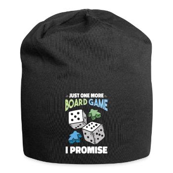 Funny Board Game Lover Cartoon - Jersey Beanie - black - Front