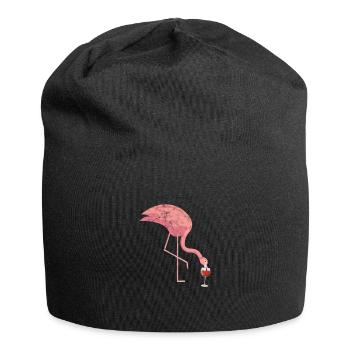 Flamingo Wine - Jersey Beanie - black - Front