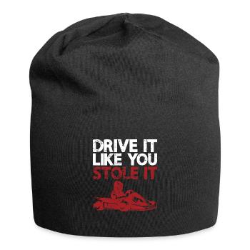 Geh Kart - Jersey-Beanie - Schwarz - Vorne