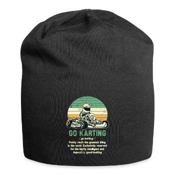 Faire du karting - Bonnet en jersey - noir - Devant