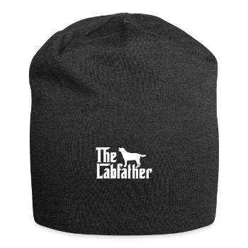 Labrador Vater Hund Hunde Herrchen Geschenk - Jersey-Beanie - Anthrazit - Vorne