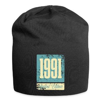 1991 Anniversaire de naissance Année de naissance - Bonnet en jersey - noir - Devant