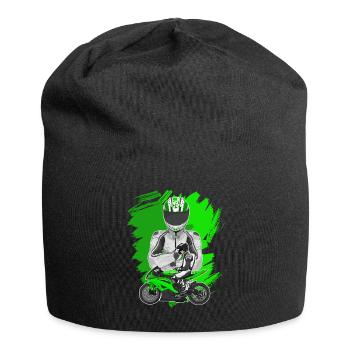 Motorcycle Lifestyle / Motorcycle / Motorcycle biker - Jersey Beanie - black - Front