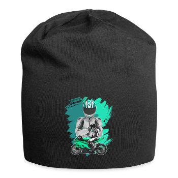 Motorcycle Lifestyle / Motorcycle / Motorcycle biker - Jersey Beanie - black - Front