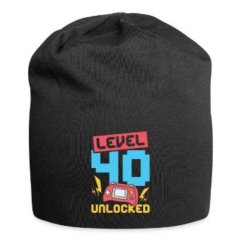 Level 40 unlocked - Jersey Beanie - black - Front