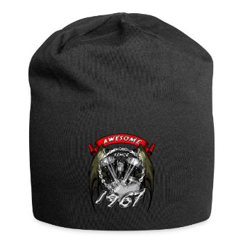 Awesome since 1967, Biker Geburtstag - Jersey-Beanie - Schwarz - Vorne