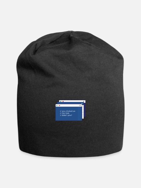 Hacker Programmierer Entwickler Informatik - Jersey-Beanie - Schwarz