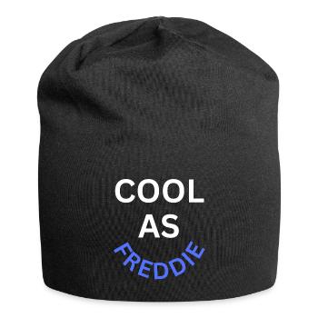 Cool as Freddie Name - Jersey Beanie - black - Front