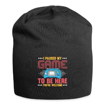Level 40 Unlocked - Jersey Beanie - black - Front