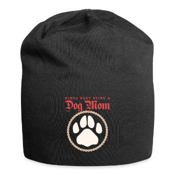 Dog Mama Mistress Dogs Dog Owner Cadeau - Bonnet en jersey - noir - Devant