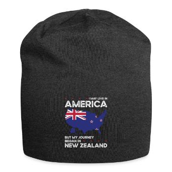 Né Néo-Zélandais Américain - Bonnet en jersey - charbon - Devant