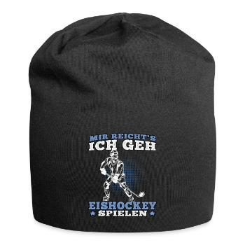 Ich geh Eishockey spielen Hockey junge - Jersey-Beanie - Schwarz - Vorne