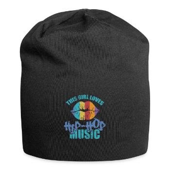 This Girl Loves Hip Hop Music Music Genre - Jersey Beanie - black - Front
