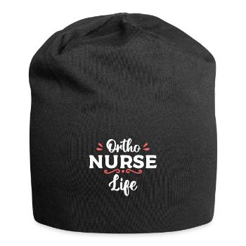 Ortho Nurse Life Orthopedic Orthopedist RN Nurses - Jersey Beanie - black - Front