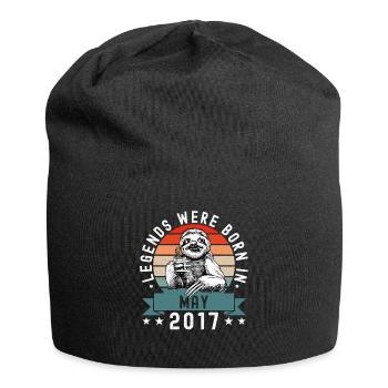 Legends Were Born In May 2017 Sloth Sloth - Jersey Beanie - black - Front