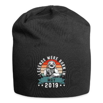 Legends Were Born In May 2019 Sloth Sloth - Jersey Beanie - black - Front