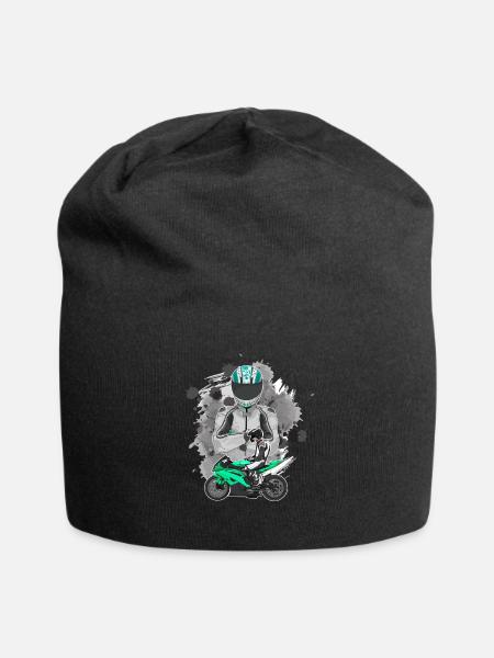 Moto Lifestyle / Moto / Moto motard - Bonnet en jersey - noir