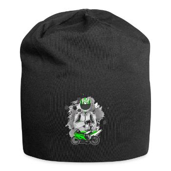 Motorcycle Lifestyle / Motorcycle / Motorcycle biker - Jersey Beanie - black - Front