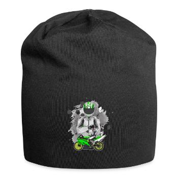 Motorcycle Lifestyle / Motorcycle / Motorcycle biker - Jersey Beanie - black - Front
