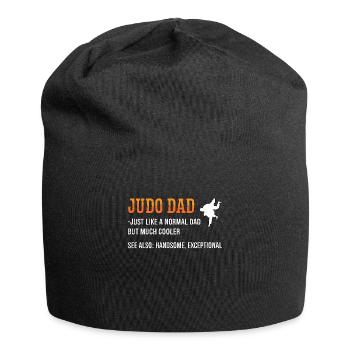 Judo Dad Just Like A Normal Dad Fighter Karate - Jersey Beanie - black - Front