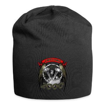 Awesome since 2000, Biker Geburtstag - Jersey-Beanie - Schwarz - Vorne