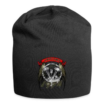 Awesome since 1974, Biker Geburtstag - Jersey-Beanie - Schwarz - Vorne