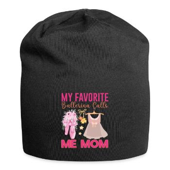 Danseur de ballet Ballerine Ballet - Bonnet en jersey - noir - Devant