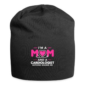 Maman Héros Cardiologue Légende Cardiologie Cardiologie - Bonnet en jersey - noir - Devant