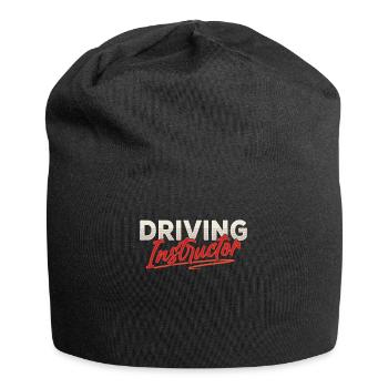 Driving instructor Driving school Driving lesson Learner drivers - Jersey Beanie - black - Front