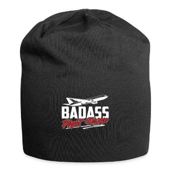 Infirmière de vol robuste Profession d’infirmière de vol - Bonnet en jersey - noir - Devant