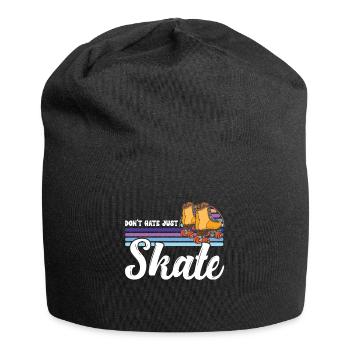 Rollschuhe - Jersey-Beanie - Schwarz - Vorne