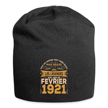 Les Légendes Sont Nées En Février 1921 - Bonnet en jersey - noir - Devant