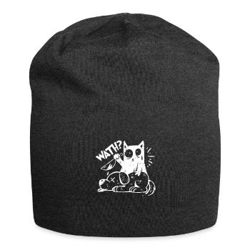 Chat, on joue, je fais ce que je veux - Bonnet en jersey - charbon - Devant