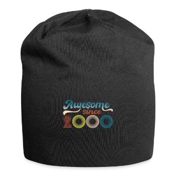 Année 2000 Retro Bitrthday Edition Limitée - Bonnet en jersey - noir - Devant