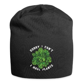 Sorry Can't Have Plants Garden Hobbygärtner - Jersey-Beanie - Schwarz - Vorne