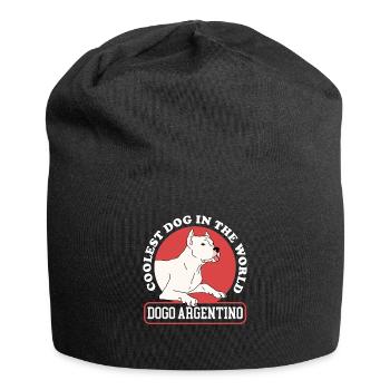 Dogo Argentino Dogs | Dog Owner Gift - Jersey Beanie - black - Front