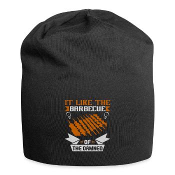 ES IST WIE DER GRILL DER VERDAMMTEN - Jersey-Beanie - Schwarz - Vorne