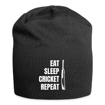 Cricket Cricket Équipe de cricket Équipe de cricket - Bonnet en jersey - noir - Devant