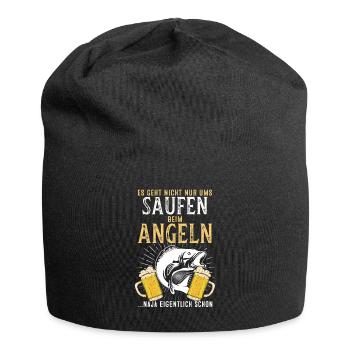 Angeln Fishing Fisher Angelrute Karpfen Rute Fisch - Jersey-Beanie - Schwarz - Vorne