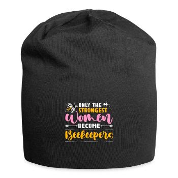 L’apiculture n’est que les femmes apicultrices les plus fortes - Bonnet en jersey - noir - Devant