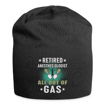 Medically retired anaesthetist - Jersey Beanie - black - Front