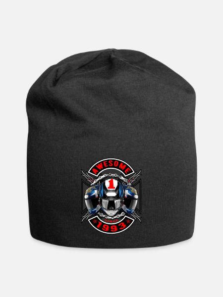 Awesome since 1993, Biker Geburtstag - Jersey-Beanie - Schwarz