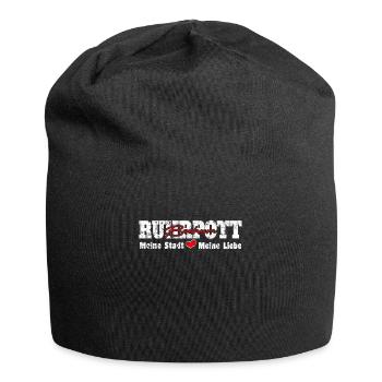 Ruhrpott Bochum Meine Stadt meine Liebe Herz - Jersey-Beanie - Schwarz - Vorne