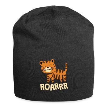 Roarrr Tiger Big Cat Enfants - Bonnet en jersey - charbon - Devant