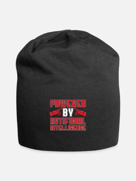 L’intelligence artificielle alimentée par l’intelligence artificielle - Bonnet en jersey - noir