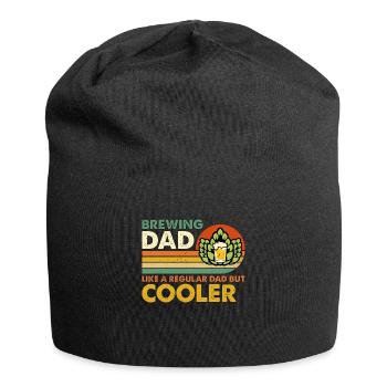 Bière Brewing Dad comme Retro Craft Beer Home Brewer - Bonnet en jersey - noir - Devant