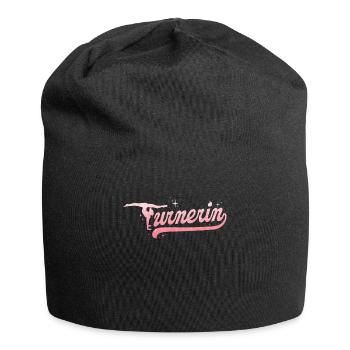 Turnen | Turnerin Gymnastik Turnen Mädchen Frauen - Jersey-Beanie - Schwarz - Vorne