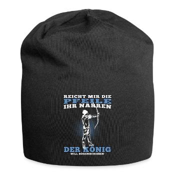 Der König Bogenschießen Bogenschütze Bogenschützen - Jersey-Beanie - Schwarz - Vorne